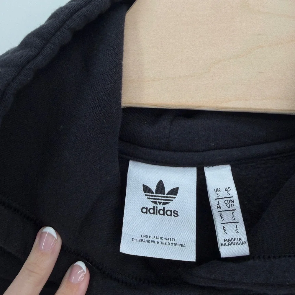 Adidas Hoodie Men Small Black Streetwear Always Fresh Always Original Graphic
